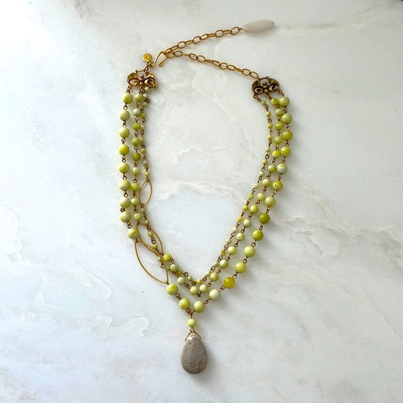 Vintage Beaded Choker Statement Necklace - Picture 3 of 7